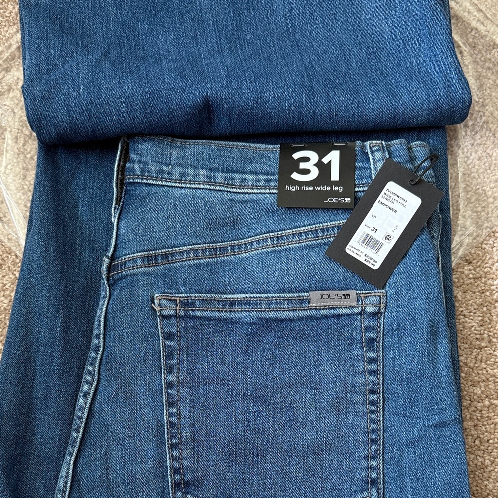 NWT Joe's Jeans Blue Flare & Wide Leg - Picture 2 of 9